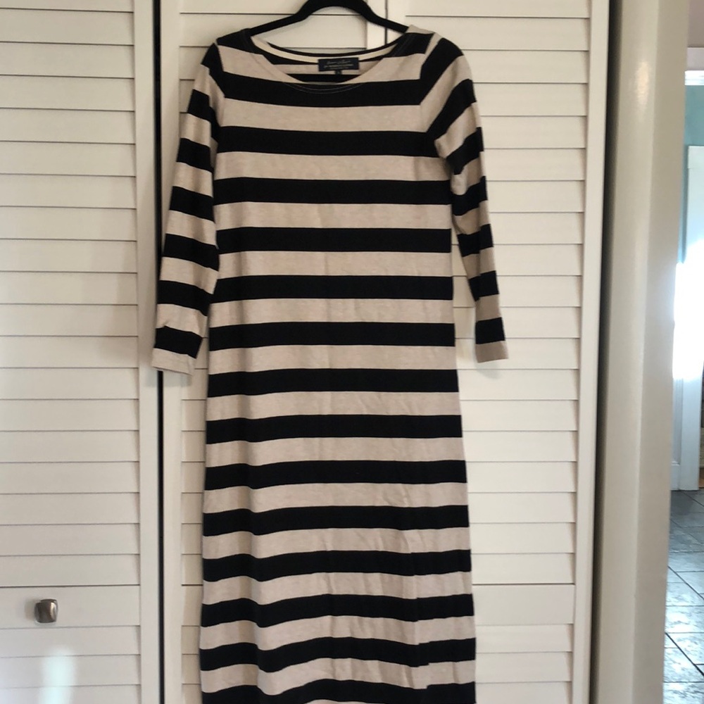 Adam et Rope Knit Striped Dress - size 38 (fits like 6)